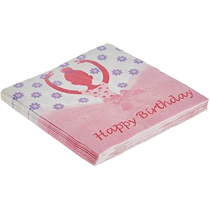 TUTU MUCH FUN LUNCH NAPKINS 3-PLY